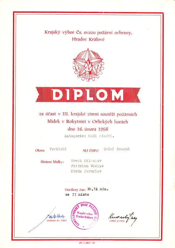 SDH DOLNI BRANNA - diplomy 1958 az 1976_01